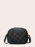 Mini Twist Lock Quilted Crossbody Bag