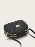 Mini Twist Lock Quilted Crossbody Bag