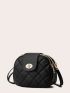 Mini Twist Lock Quilted Crossbody Bag