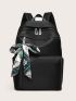 Twilly Scarf Decor Backpack