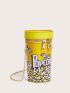 Mini Popcorn Bucket Design Chain Crossbody Bag