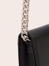 Mini Minimalist Artificial Leather Chain Crossbody Bag