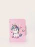 Snap Button Unicorn Graphic Card Holder