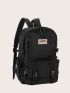 Release Buckle Front Large Capacity Backpack
