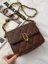 Quilted Chain Crossbody Bag