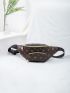 Geometric Print Fanny Pack