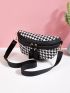 Houndstooth Pattern Fanny Pack