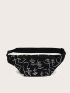 Abstract Figure Pattern Fanny Pack