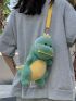 Mini Cartoon Dinosaur Shaped Crossbody Bag