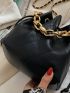 Mini Chain Decor Bucket Bag