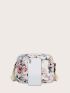 Mini Allover Butterfly Graphic Crossbody Bag