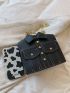 Mini Clothes Design Chain Crossbody Bag