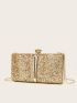 Glitter Chain Evening Bag