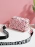 Mini Geo Pattern Crossbody Bag