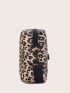 Mini Leopard Graphic Crossbody Bag