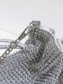 Mini Rhinestone Bucket Bag