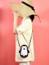 Mini Cartoon Penguin Design Crossbody Bag