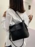 Solid Shoulder Bag