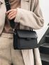 Minimalist Flap Square Bag