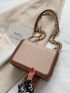 Mini Braided Embossed Flap Crossbody Bag