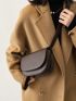 Minimalist Flap Saddle Bag