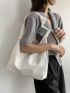 Minimalist Knot Decor Shoulder Bag