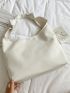 Minimalist Knot Decor Shoulder Bag