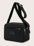 Minimalist Multiple Zipper Crossbody Bag