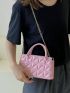 Quilted Square Chain Bag