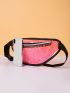 Star Graphic Colorblock Fanny Pack