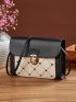 Mini Quilted Push Lock Crossbody Bag