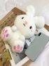 Mini Fuzzy Cartoon Rabbit Design Novelty Bag