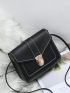 Mini Minimalist Push Lock Crossbody Bag