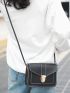 Mini Minimalist Push Lock Crossbody Bag