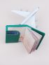 Minimalist Airplane Graphic Passport Case