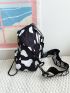 Mini Cow Pattern Sling Bag