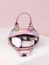 Mini Metallic Detail Ombre Dome Bag