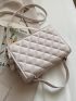 Mini Minimalist Quilted Satchel Bag