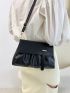 Minimalist Ruched Crossbody Bag