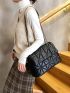 Quilted Flap Chain Shoulder Bag