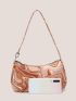 Tie Dye Pattern Baguette Bag