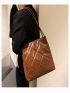 Quilted Pattern Shoulder Bag