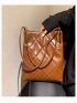 Quilted Pattern Shoulder Bag