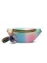 Pom Pom Charm Color Block Fanny Pack