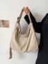 Minimalist Corduroy Crossbody Bag