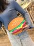 Hamburger Design Chain Novelty Bag