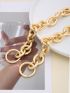 Thick Round Aluminum Chain & Spring Ring Light Weight Bag Strap Bag Parts Handle Chain For Bag Accessory Handbag Strap