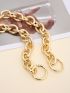 Thick Round Aluminum Chain & Spring Ring Light Weight Bag Strap Bag Parts Handle Chain For Bag Accessory Handbag Strap