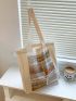 Newspaper Graphic Shopper Bag