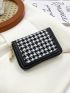 Houndstooth Pattern Small Wallet